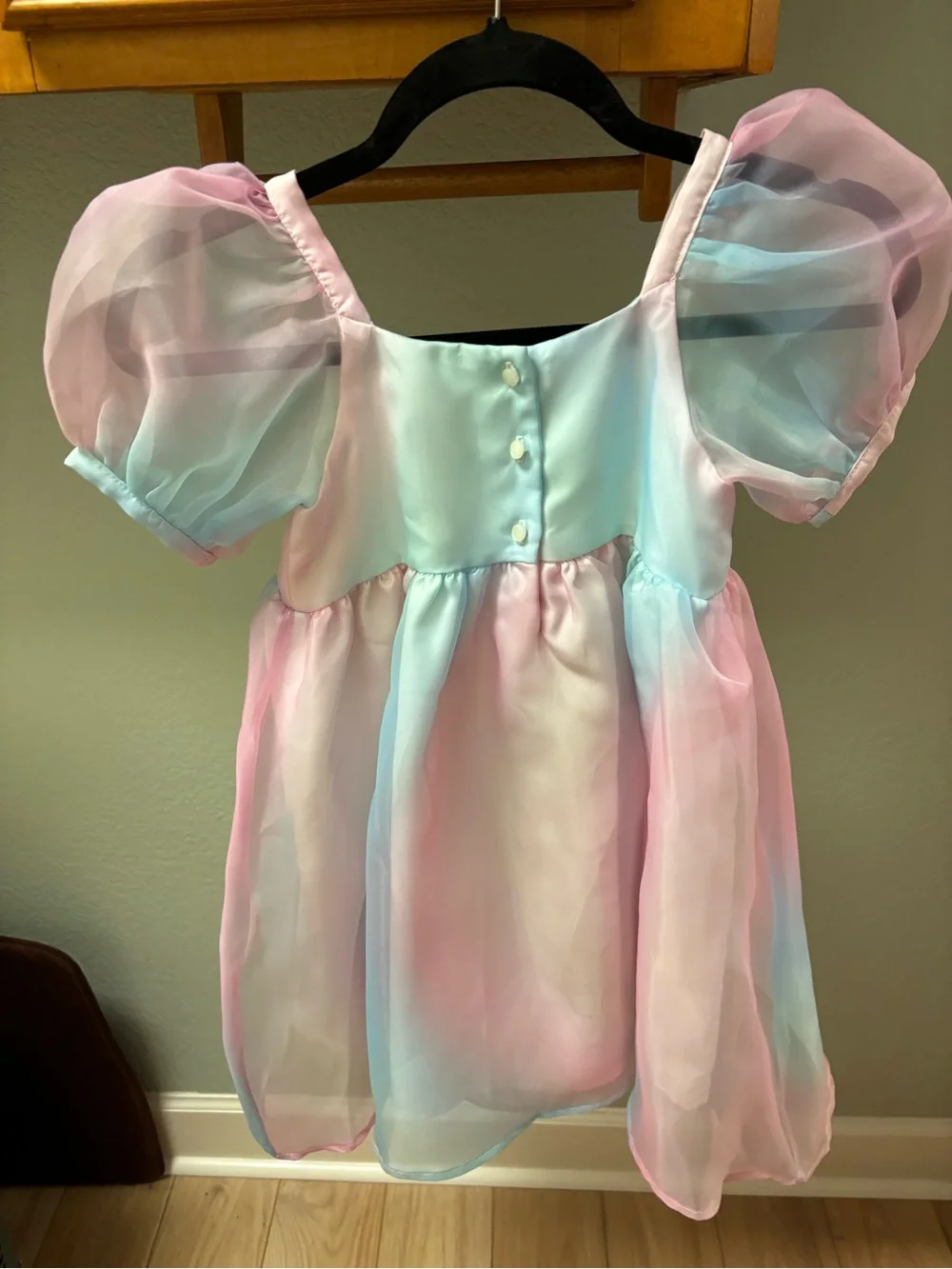 Janie and Jack x Disney x The Little Mermaid Organza Pearl Dress - size 8